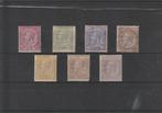 België 1884 Leopold II OBP 46-52 *, Postzegels en Munten, Postzegels | Europa | België, Spoor van plakker, Staatshoofden, Ophalen of Verzenden