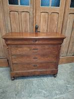 Brocante kast, mahonie commode, Ophalen