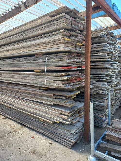 gebruikte steigerplanken, steigerdelen, steigerhout, Doe-het-zelf en Bouw, Hout en Planken, Gebruikt, Plank, Steigerhout, 300 cm of meer