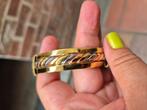 Koperen bronzen vintage gevlochten armband, Ophalen of Verzenden, Zo goed als nieuw