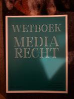 Wetboek Media Recht, Ophalen of Verzenden, Zo goed als nieuw, Hoger Onderwijs