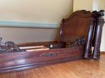 Lit acajou ancien 120x200, Maison & Meubles, Ancien, Autres couleurs, Une personne, Enlèvement