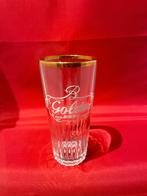bierglas Goldor Leuven Breda met gouden rand, Ophalen of Verzenden, Gebruikt, Glas of Glazen, Overige merken