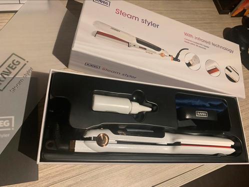 Stoom stijltang infrarood raveg steampod 3.0, Handtassen en Accessoires, Uiterlijk | Haarverzorging, Nieuw, Krultang of Stijltang