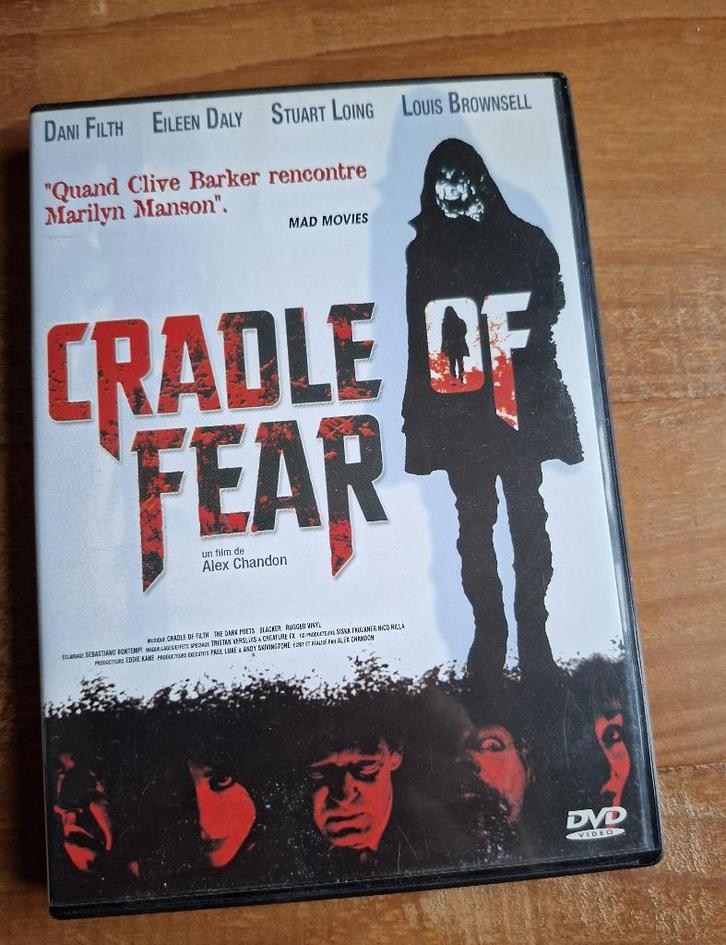 Cradle of fear - Alex Chandon, CD & DVD, DVD | Horreur, Utilisé, Autres genres, Enlèvement ou Envoi