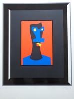 MICHEL HUSS / FANTOMAS / KLEURZEEFDRUK / 63x47cm / SIG, Antiek en Kunst, Kunst | Litho's en Zeefdrukken, Ophalen of Verzenden