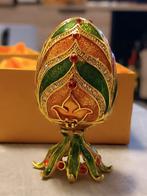 Retro Luxury Jewelry Box With Creative Ornaments Egg Shape.., Ophalen of Verzenden, Zo goed als nieuw