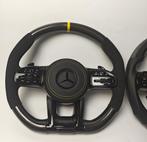 Mercedes stuur carbon gele accenten carbon AMG, Auto-onderdelen, Besturing, Ophalen of Verzenden, Nieuw, Mercedes-Benz