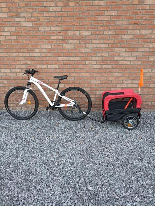 Fietskar voor honden, Fietsen en Brommers, Fietsaccessoires | Aanhangwagens en Karren, Gebruikt, Hondenkar, Minder dan 20 kg, Ophalen