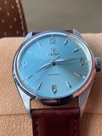 Yema Urban Ice Bleu Automatic < NIEUW + GARANTIE >, Handtassen en Accessoires, Horloges | Heren, Seiko, Leer, Staal, Polshorloge