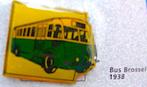 Pin's Bus Brossel - 1938 - Bruxelles, Enlèvement ou Envoi, Utilisé, Bus ou Métro, Autres types