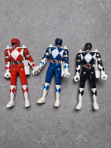 Bandai 1991 Power Rangers Die cast figuren beschikbaar voor biedingen