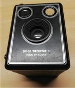 Kodak SIX-20  brownie model C met opbergtas., Ophalen, 1940 tot 1960, Fototoestel