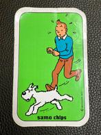 Autocollant Tintin : Samo Chips 1973 : Tintin, Collections, Enlèvement ou Envoi, Comme neuf