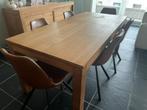 Teak Design Tafel Rechthoekig, Huis en Inrichting, Ophalen, Teakhout, 50 tot 100 cm, Zo goed als nieuw