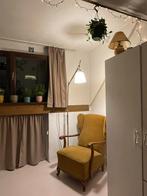 Okergeel vintage zeteltje, Huis en Inrichting, Ophalen, Gebruikt, Eenpersoons, Minder dan 75 cm