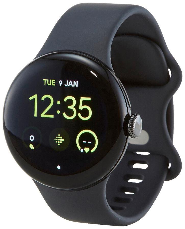 Google Pixel Watch 2 (Zwart), Handtassen en Accessoires, Smartwatches, Android, Zwart, Ophalen of Verzenden