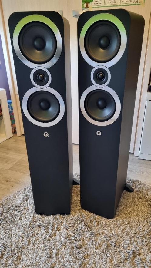 Q acoustics, Audio, Tv en Foto, Luidsprekerboxen, Zo goed als nieuw, Front, Rear of Stereo speakers, 120 watt of meer, Overige merken