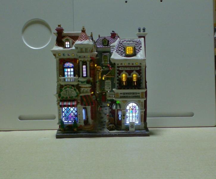 Kerstdorp Lemax facade, Diversen, Kerst, Gebruikt, Ophalen of Verzenden