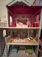 Groot poppenhuis met 3 verdiepingen en veel toebehoren, Kinderen en Baby's, Ophalen, Zo goed als nieuw, Poppenhuis