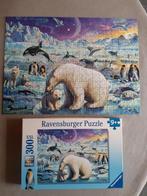 Ravensburger puzzel 300 xxl  Ontmoeting van de pooldieren, Kinderen en Baby's, Ophalen of Verzenden, Meer dan 50 stukjes, Zo goed als nieuw