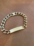 Bracelet  gourmette plaqué or, Enlèvement ou Envoi, Utilisé, Or, Autres matériaux