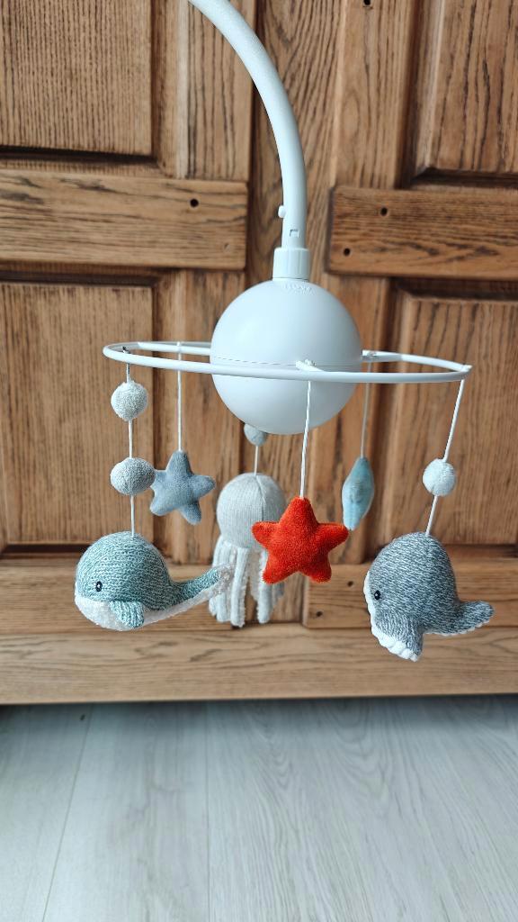 Flow Amsterdam muziekmobiel met USB oplader, Kinderen en Baby's, Speelgoed | Babyspeelgoed, Zo goed als nieuw, Mobiel, Met geluid