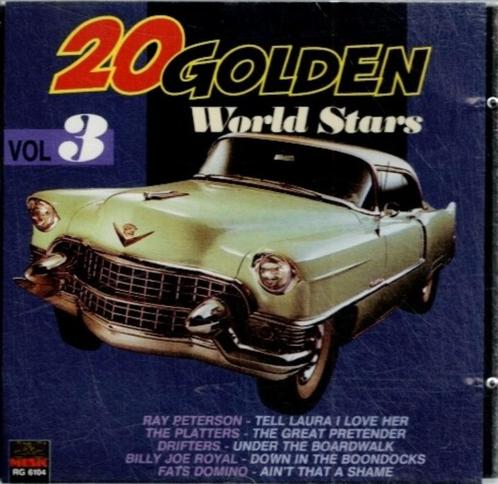 cd   -    20 Golden World Stars - Vol. 3, Cd's en Dvd's, Cd's | Overige Cd's, Ophalen of Verzenden