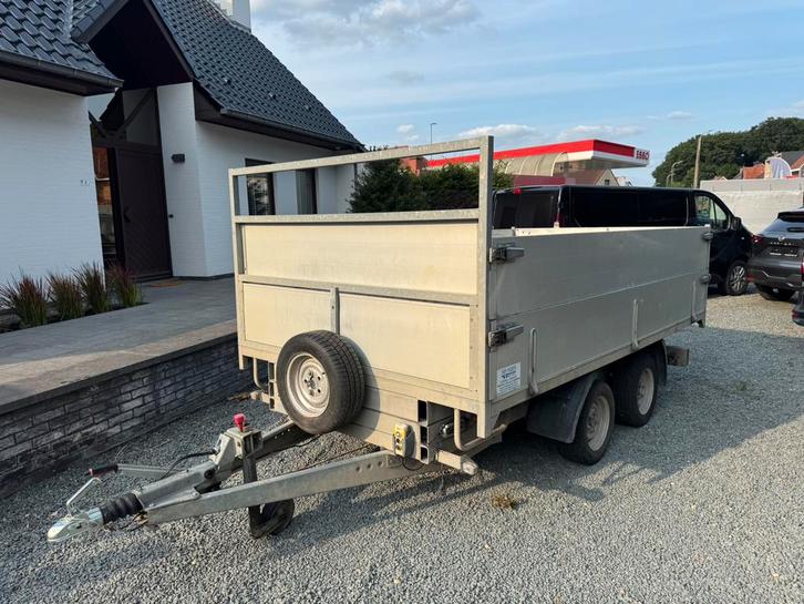 Bw kipper 2700kg, Auto diversen, Aanhangers en Bagagewagens, Zo goed als nieuw, Ophalen