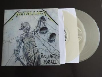 METALLICA - ...AND JUSTICE FOR ALL - 2 lp CLEAR vinyl beschikbaar voor biedingen