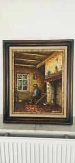 Schilderij op doek f. Bouckaert (2), Antiek en Kunst, Ophalen