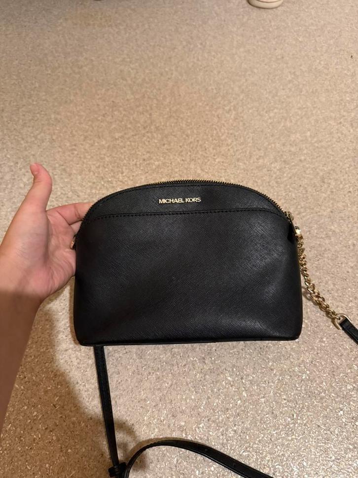 Michael Kors Crossbodytas jet set travel leer, Handtassen en Accessoires, Tassen | Damestassen, Zo goed als nieuw, Ophalen of Verzenden