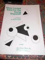 Murray HOULLIF: More Contest Solos For The Young Timpanist.., Musique & Instruments, Partitions, Comme neuf, Autres instruments