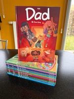 BD, Dad, tomes 1 a 12, dedicace dans le tome 9, Ophalen of Verzenden, Zo goed als nieuw