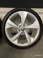18” originele Audi A3 8P 8V 8Y velgen + winterbanden 5x112, 18 inch, Gebruikt, Banden en Velgen, Personenwagen