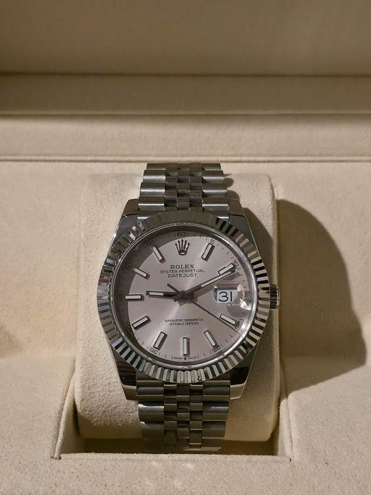 Rolex Datejust 41 mm | Référence : 126334, Bijoux, Sacs & Beauté, Montres | Hommes, Comme neuf, Montre-bracelet, Rolex, Argent
