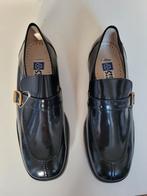Nieuwe zwarte leren gespschoenen van het merk Trotters 45, Ophalen, Zo goed als nieuw, Zwart, Gespschoenen