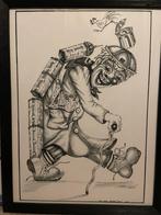 Mooie pentekening van clown van Cynthia Snepvangers, Ophalen