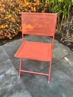 Stoeltjes oranje 4stuks, Ophalen, Gebruikt