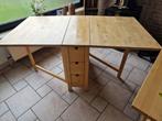 Table pliable en pin, Huis en Inrichting, Grenenhout, Rechthoekig, Zo goed als nieuw, Ophalen