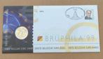 Numisletter “Eerste Belgische Euro-zegel”  1999, Postzegels en Munten, Koninklijk huis, Ophalen of Verzenden, 1e dag stempel, Gestempeld