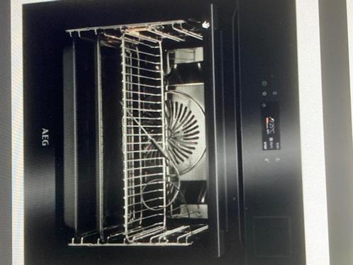 microgolfoven en stoomoven, Huis en Inrichting, Keuken | Keukenelementen, Zo goed als nieuw, Zwart, Ophalen