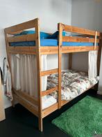 mydal stapelbed met gordijntjes, Kinderen en Baby's, Kinderkamer | Stapelbedden en Hoogslapers, Ophalen, Gebruikt, Stapelbed