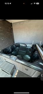Jacuzzi 6 personen balboa, Tuin en Terras, Bubbelbaden en Hottubs, Ophalen, Afdekzeil, Zo goed als nieuw, Inbouw