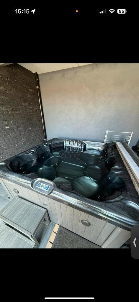 Jacuzzi 6 personen balboa, Tuin en Terras, Bubbelbaden en Hottubs, Zo goed als nieuw, Vast, Afdekzeil, Trap, Inbouw, Ophalen