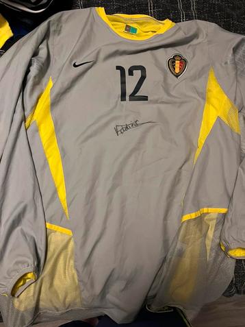 Matchworn maillot gardien Belgique, Enlèvement ou Envoi, Maillot