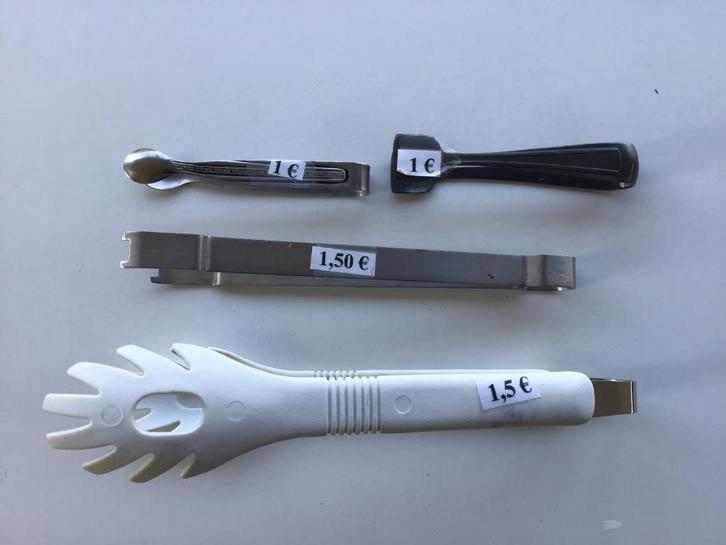 diverse grijptangen en meer keukengerief..., Huis en Inrichting, Keuken | Servies, Zo goed als nieuw, Ophalen of Verzenden