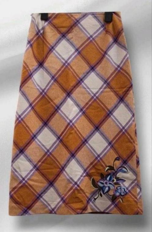 ✨️BANDOLERA Gevoerde Rok  - Maat 34/36 - Topstaat✨️✨️, Kleding | Dames, Rokken, Zo goed als nieuw, Maat 36 (S), Bruin, Knielengte