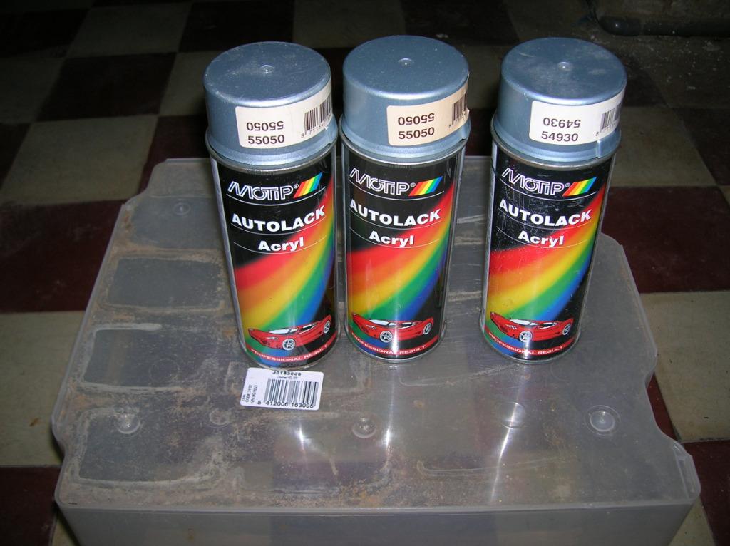 Peinture acrylique pour voiture MOTIP en aérosol : couleur a, Enlèvement