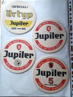 Lot van vier bierviltjes "JUPILER", Verzamelen, Biermerken, Ophalen of Verzenden, Gebruikt, Viltje(s), Jupiler